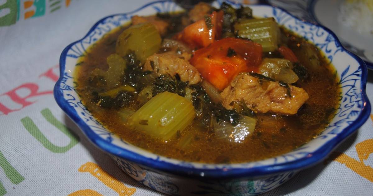 Persian celery stew (khoresh karafs) Recipe by Rozina Dinaa Cookpad