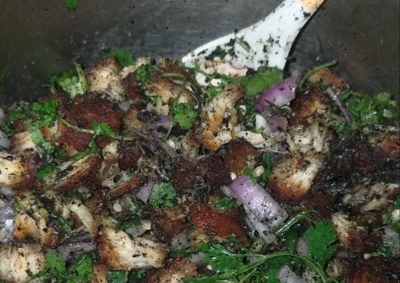 Traditional barbeque chicken twist