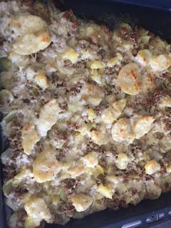 Majorannás husi krumplival recept fotója