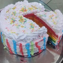 A picture of Rainbow Cake Recipe.