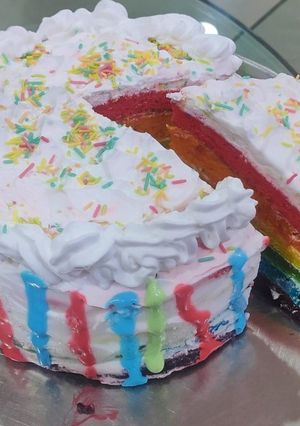 A picture of Rainbow Cake Recipe.