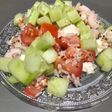 Salade de riz façon grecque
