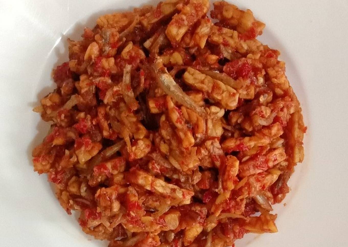 Teri tempe balado