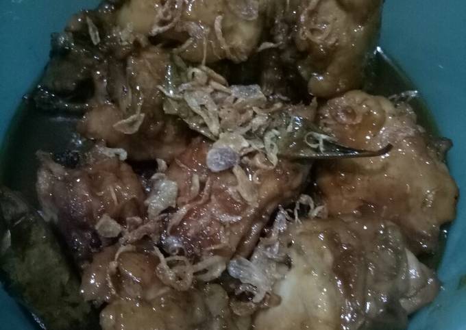 Resep: Bacem ayam bumbu tumis Bunda Pasti Bisa