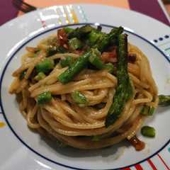 Gricia con asparagi-レシピのメイン写真