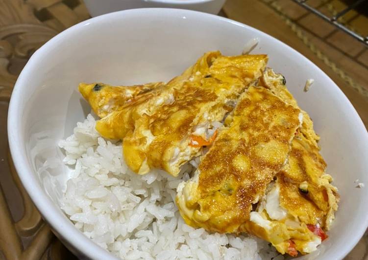Telur Tahu Jepang + Miso Soup + Nasi! Mudah Lezat