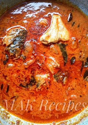 மீன் குழம்பு (Meen kulambu recipe in tamil) செய்முறை முக்கிய புகைப்படம்