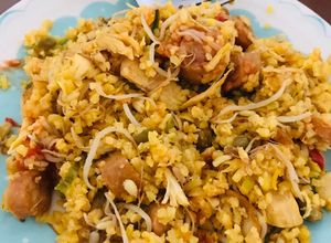 Una foto de Arroz divertido