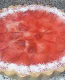 Tarta de frutillas y gelatina