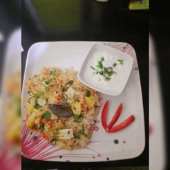 Veg pulao A picture of Veg pulao.