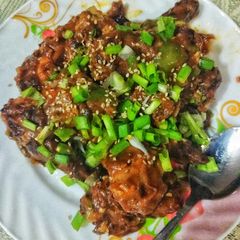 A picture of Dry Chicken.