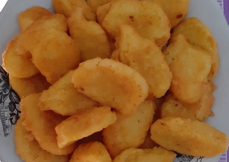 Cemilan gorengan Ampas jagung enakkk...(dibuang sayang)