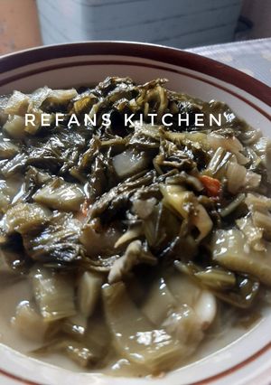 Foto resep Sayur Sawi Asin (Non Halal)
