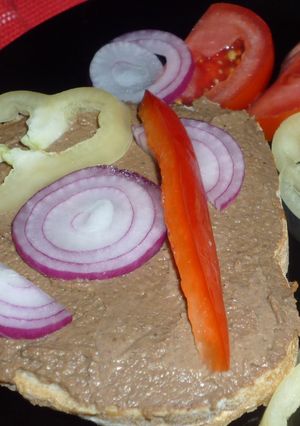 Csirkemájkrém recept fotója