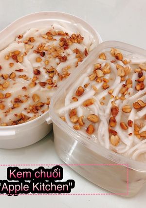 Hình của món Kem chuối.