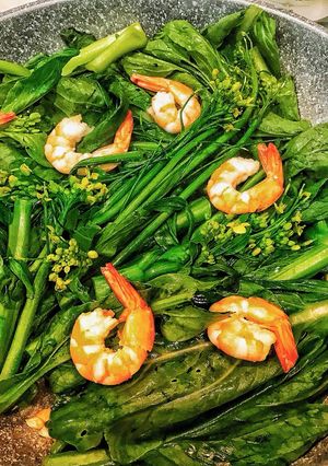 Hình của món Ăn cải hoa vàng nhớ Mộc Châu.