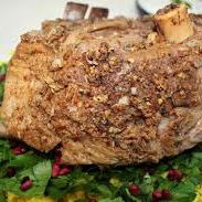 A picture of Shuwa (slow-cooked lamb) (Oman).