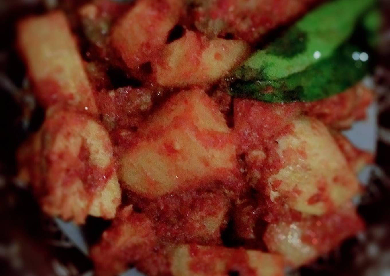 Ayam kentang rica-rica