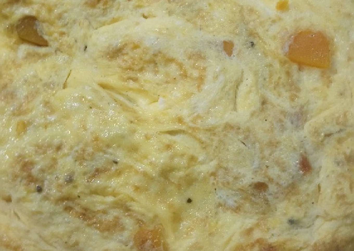 Tortilla de calabaza al curry