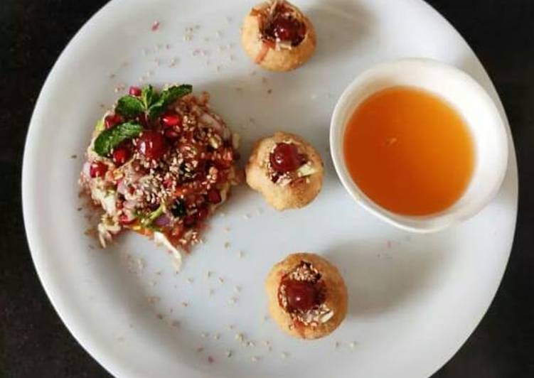 Easiest Way to Prepare Perfect Tabhaleho salad Pani Puri