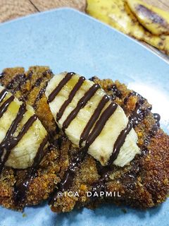 Foto resep Banana peel katsu (kulit pisang katsu)