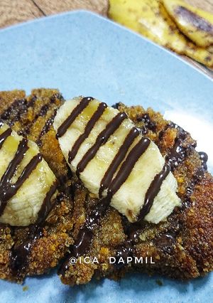 Foto resep Banana peel katsu (kulit pisang katsu)