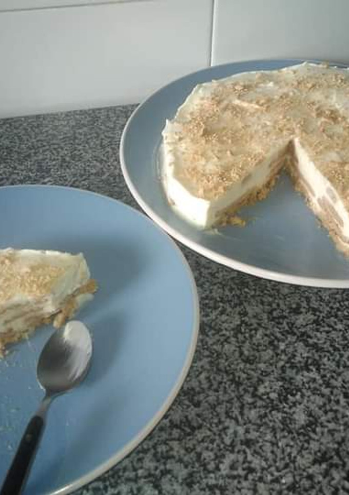 Una foto de Tarta de limón con leche condensada