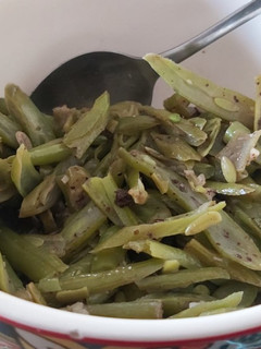 Una foto de Ensalada de Porotos Verdes salteados