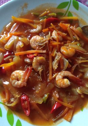 Foto resep Udang saos padang