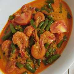 Udang Buncis Kuah Santan-レシピのメイン写真