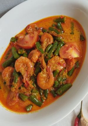 Foto resep Udang Buncis Kuah Santan