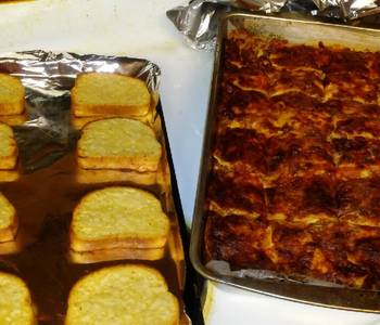 New Recipe Lasagna  Garlic Toast Delicious Steady