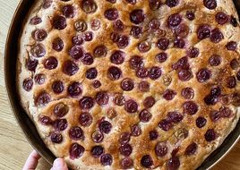 Schiacciata di farro all’uva