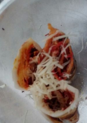 A picture of Jini roll dosa.