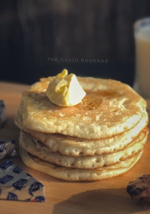 A picture of Fluffy pancakes.