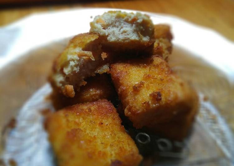 Langkah Mudah untuk Menyiapkan Nugget ayam ikiz, Enak