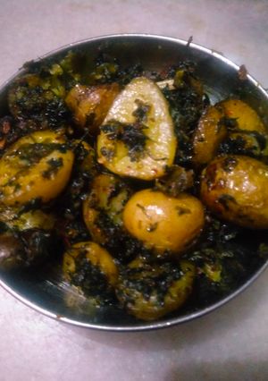मेथी आलू की सब्जी (methi aloo ki sabzi recipe in Hindi) रेसिपी मुख्य फोटो
