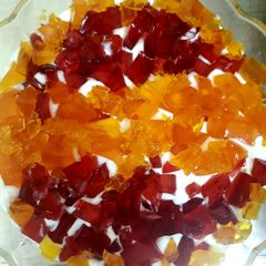 A picture of Summer fruit trifle 😊.