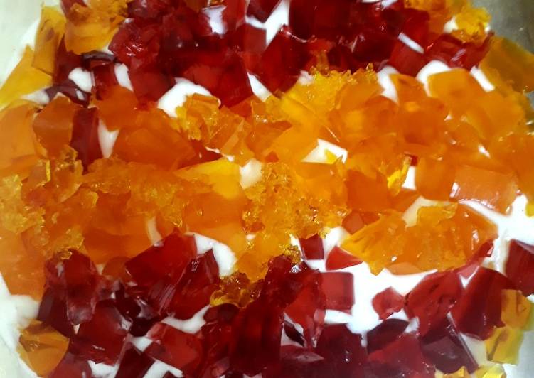 Summer fruit trifle ๐