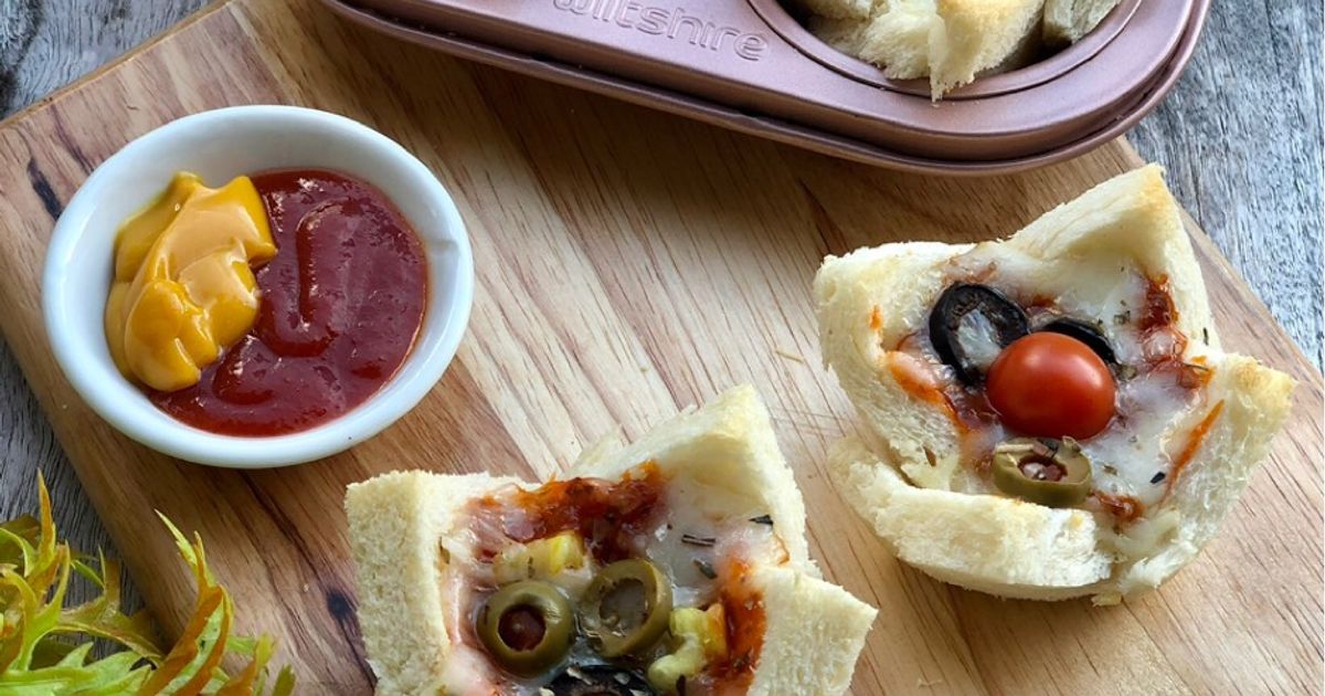 Resep Pizza Cup (Roti Tawar) oleh pawonbune_aas - Cookpad