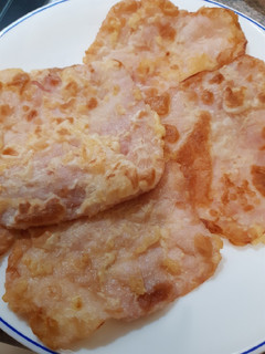 Una foto de Jamón York rebozado