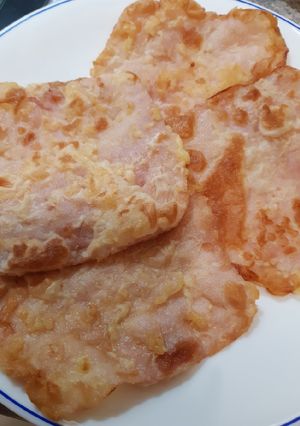 Una foto de Jamón York rebozado