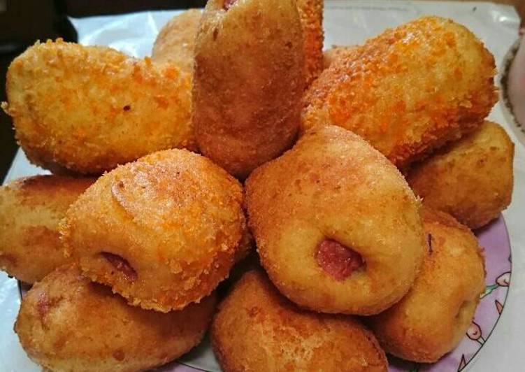 Resep 40.Roti goreng sosis yang Menggugah Selera