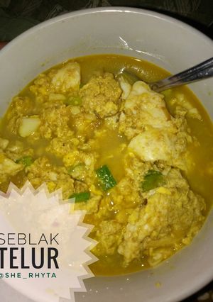 Foto resep Seblak Telur #debm