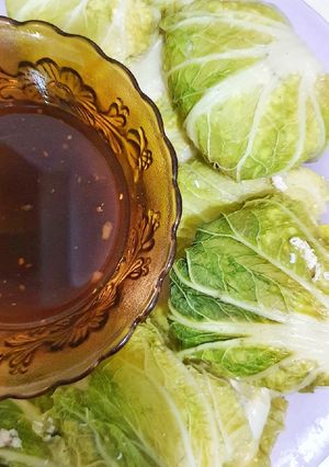Foto resep Sawi Gulung Isi Ayam
