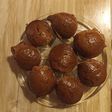 Muffins πρωτεΐνης με κομματάκια σοκολάτας