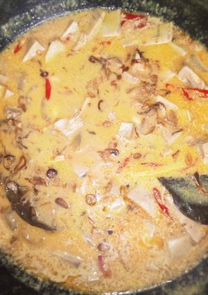 Foto resep Gulai nangka kikil.