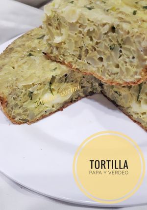 Una foto de Tortilla vegana