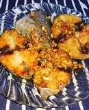 Cá ngừ chiên mắm tỏi