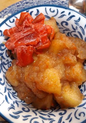 Una foto de Manzanas al oporto al sabor de clementinas